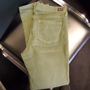 NEVER WORN Green Angry Rabit Jeans
